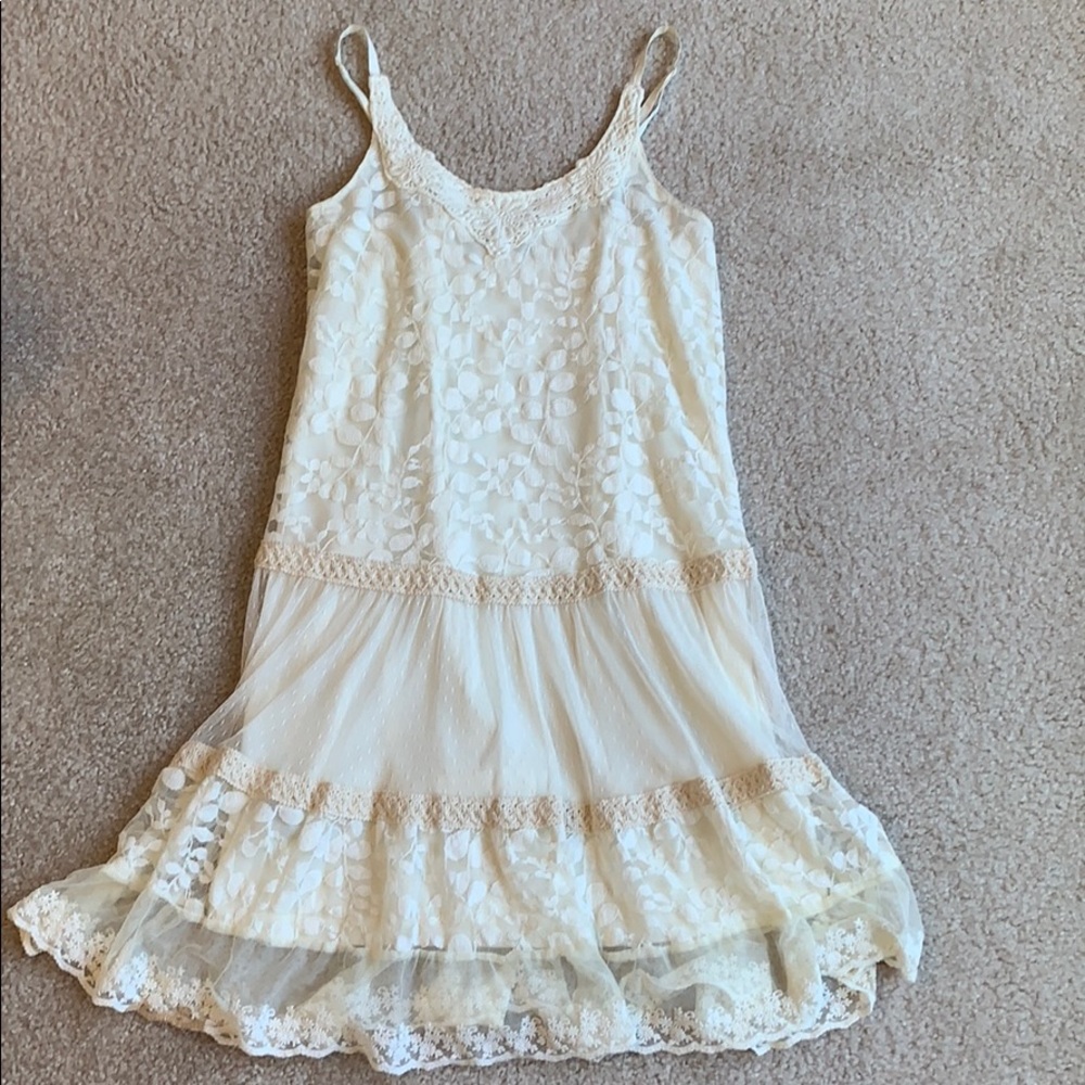 White floral lace Whisper dress